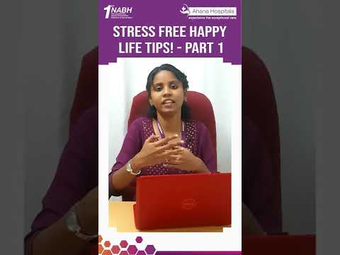 Stress Free Happy Life tips Part-1 | Tamil | Miss. Shanmuga Priya