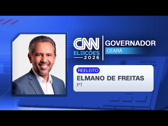 Elmano de Freitas é eleito governador do Ceará | CNN ELEIÇÕES