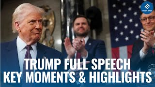 Donald Trump's Full Speech to Congress: Key Highlights | Joint Session of US Congress | J D Vance