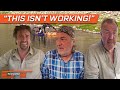 Clarkson and May Jump in Freezing River to Save John The Kit Car | The Grand Tour