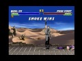 Mortal Kombat Trilogy PSX Longplay As Human Smoke