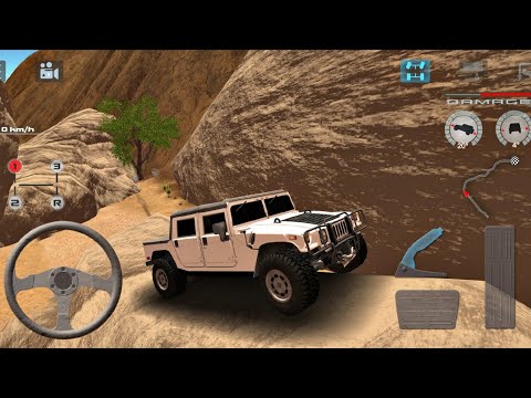 New Hummer 4x4 Pickup OffRoad Simulator 3D - OffRoad Drive Desert 2025 : Android Gameplay