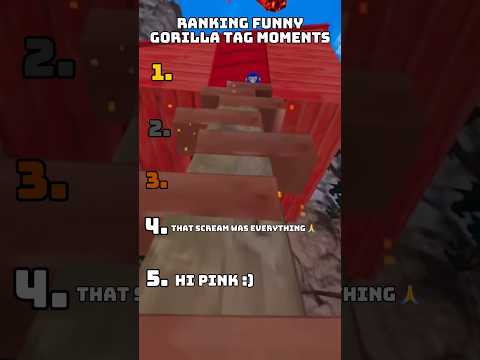 Ranking Gorilla Tag funny moments! #gtag #vr #gorillatag