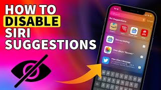 How to Disable Siri Suggestions on iPhone Lock screen And Home screen I Siri Suggestions iOS 15
