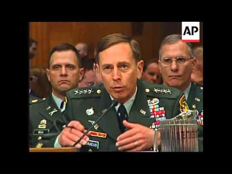 WRAP Petraeus testifies before Senate on Iraq ADDS Crocker, McCain, protest