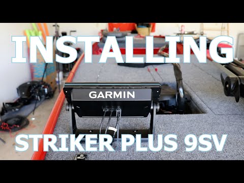 INSTALLING GARMIN STRIKER PLUS 9SV Fish Finder on JON BOAT!!
