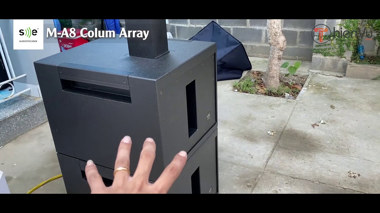 video Loa karaoke di động SE Audiotechnik M-A8 chính hãng 0