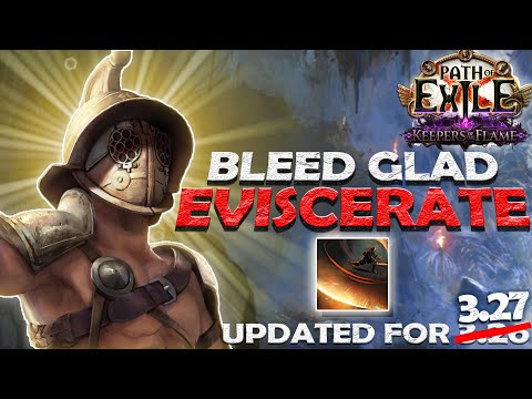 Goratha's Bleed Eviscerate Gladiator 3.27 UPDATE - OP LEAGUE STARTER IN BREACH LEAGUE?!