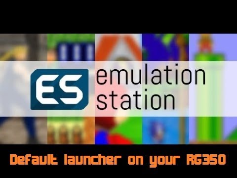 RG350 - EmulationStation as default launcher on the RG350
