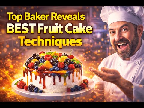 Top Baker Reveals BEST Fruit Cake Techniques
