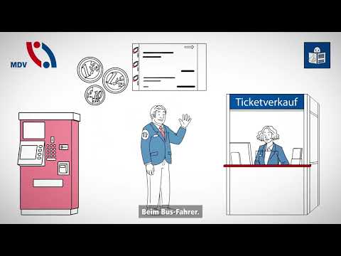 Fahren und Entwerten in Zug, Bus und Tram - Ein Erklärfilm in Leichter Sprache
