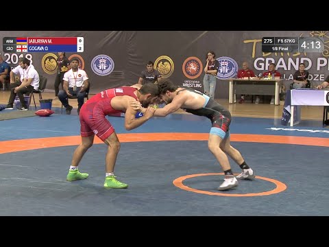1/8 FS - 57 kg: M. JABURYAN (ARM) v. O. GOGAVA (GEO)
