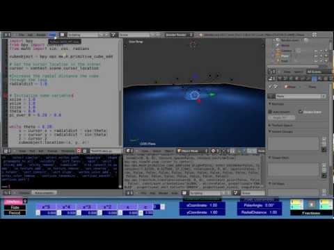 Blender 2.6 Tutorial - Basic Python Programming - Part 1