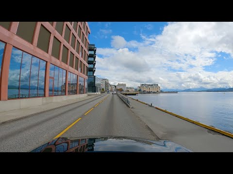【4K60】 Driving in Norway - Atlantic Sea park To Vigra Airport - Ålesund