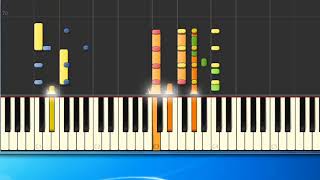 [Piano Tutorial Synthesia]Fa qualcosa - Mina