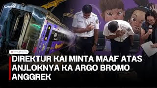 Download lagu KAI President Director Apologizes for the Derailment of the Argo Bromo Anggrek Train in Subang mp3 Download lagu KAI President Director Apologizes for the Derailment of the Argo Bromo Anggrek Train in Subang mp3