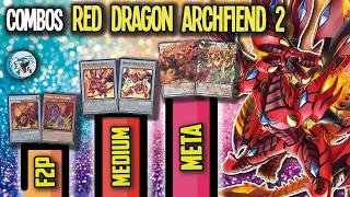 🔥BEST COMBOS RED DRAGON ARCHFIEND 2  - YUGIOH!