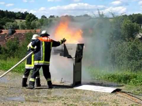 mobileFiretrainer bei der Feuerwehr Wildenberg