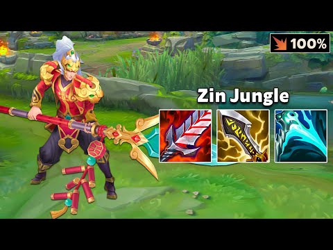 100% CRIT XIN ZHAO IS TERRIFYING IN THE JUNGLE...
