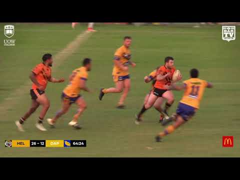 2019 IDRL 1st Grade Round 1 Highlights - Helensburgh Tigers vs Dapto Canaries