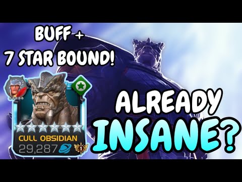 CULL OBSIDIAN IS BUFF AND 7 STAR BOUND: 6 Star Ascended Revisit! | Mcoc