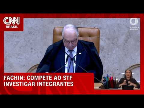 Decisão pertence ao plenário e não a um ministro individualmente, diz Fachin | LIVE CNN
