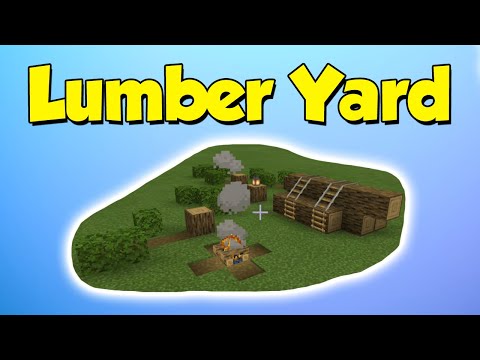 LUMBER YARD - How To Build - Things To Build In Minecraft Episode 251.