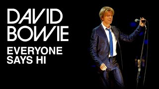 David Bowie - Everyone Says &#39;Hi&#39; (Lyric Video)