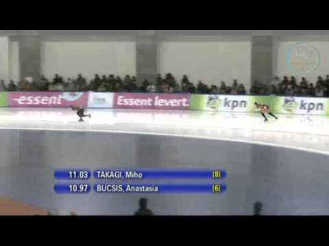 Miho Takagi & Anastasia Bucsis 500m, 1st round, Obihiro 2010
