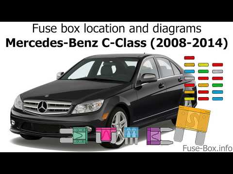 Fuse box location and diagrams: Mercedes-Benz C-Class (2008-2014)