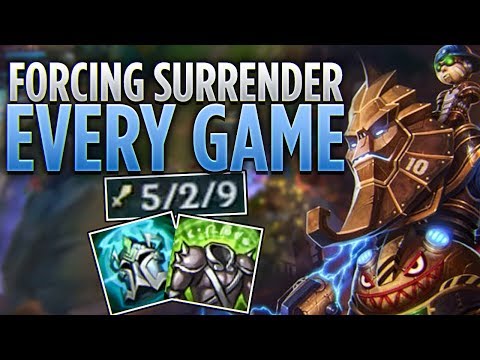 Tarzaned | RANK 6 CHALLENGER NUNU ZONING TACTIC! | FORCING SURRENDER EVERY GAME!