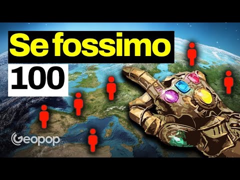 E se nel mondo esistessero solo 100 persone? Ecco l'identikit dell'essere umano medio