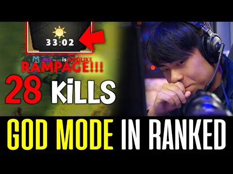 Ana GOD MODE in RANKED match - 28 KILLS in 38 mins game RAMPAGE DOTA 2