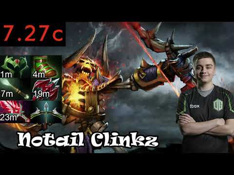 Notail Clinkz mid | Full Gameplay 7.27c | Dota 2 Pro Replays
