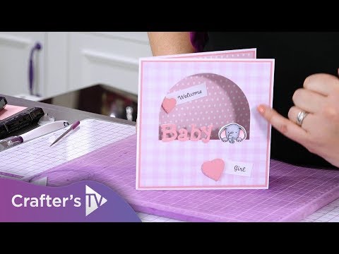 New baby Peek-a-Boo Elephant card tutorial