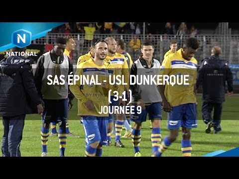 J9 : SAS Epinal - USL Dunkerque (3-1), le résumé