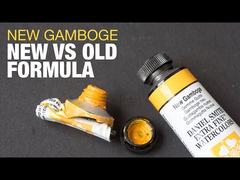 New Gamboge: New vs Old Formula