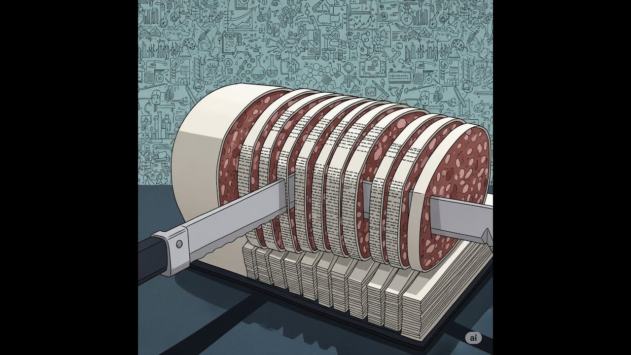 أخلاقيات النشر: عندما يصبح "التقطيع"  Salami Slicing قتلاً للإبداع العلمي.