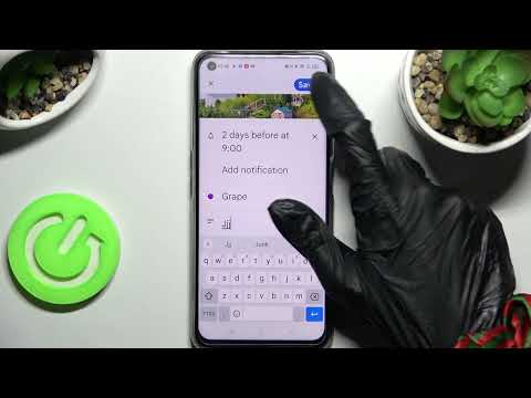 Realme Narzo 50 - How To Add Events To Calendar