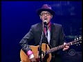 TV Live: Elvis Costello - "Sulphur To Sugarcane" (Letterman 2009)