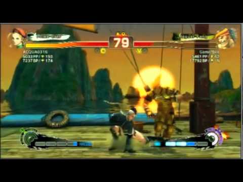 AE2012 Gamerbee (Adon) vs ACQUA (Cammy) Ranked Matches