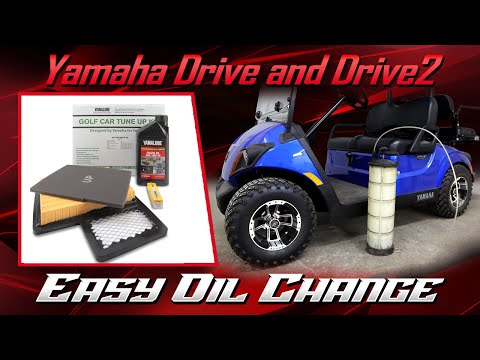 Part of a video titled Yamaha G29 Drive/Drive 2 - OIL CHANGE - Service - YouTube