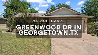MLS House Tour: 400 Greenwood Drive in Georgetown, TX - Spacious Home With Deck and Hot Tub