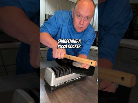 How to Sharpen Your Pizza Rocker!  Razor Sharp Gozney Pizza Cutter!