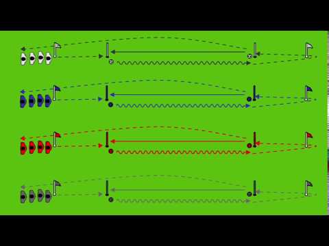 Football training: endurance runs with a ball