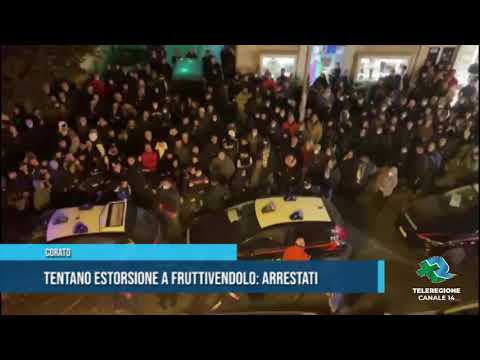 CORATO Tentano estorsione a fruttivendolo  arrestati TG Teleregione 25 11 2021
