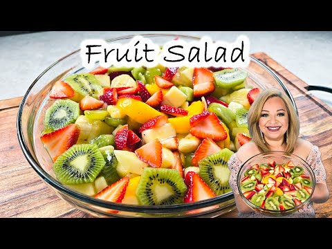 Delicious Refreshing And Easy Fruit Salad Perfect For This Season! 🍓🍎 🍇