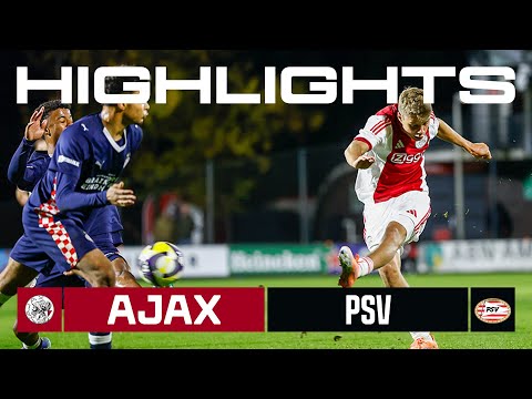Highlights Jong Ajax - Jong PSV | Keuken Kampioen Divisie