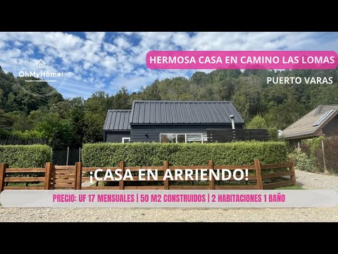 Se arrienda hermosa cabaña semi amoblada en Camino Las Lomas – Puerto Varas