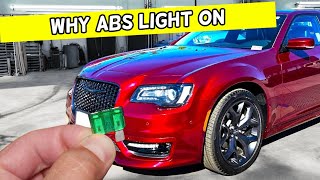Why ABS Light Is On, ABS Brake Light On Chrysler 300